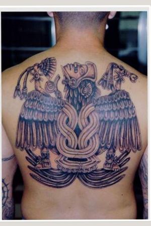 From: tattooimages.biz#Aztec #backtattoo