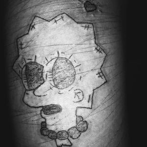 Lisa simpson Scar cover up 