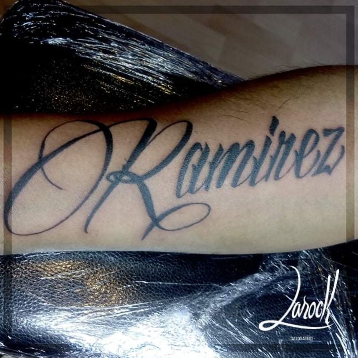 Tattoo uploaded by Larock Tattoos • Ramírez. ramireztattoo nametattoo