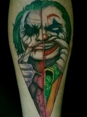 #joker #guazon #guason #DC #dccomics #villano #color #tatuaje #tj #tijuana #elbromas 