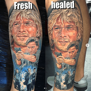 I managed to get some healed pics if the #PointBreak piece I did a couple of months back. Love the heals that @secondskintac gives. **Sponsored by**@fkirons #fkironsproteam@eternalink #eternalink@barber_dts #barberdts@stencilstuff #stencilstuff@immortalprime #immortalprime@mdwipeoutz #mdwipeoutz@Tattoodo #tattoodo@hyraw_clothing #hyrawclothing@secondskintac #secondskintac