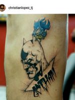 #tattoo #tatuaje #blackwork #batmantattoo #batman #gotham #lettering #minibatman #simbol 
