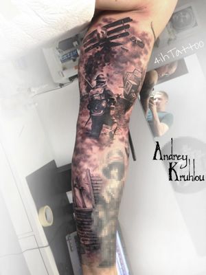 #tattooed #tattoos #ink #dynamicink @4ih_tattoo #AndreyKruhlou #blackandgray #graywash #Minsk #guestspots #tattooartist   #tattooart   #tattoostyle #artist #art #tattoophotography  #animaltattoo #guestspottattoo #guestspot #tattooguestspot #tattooistartmag #tattoorealistic #war #wartattoo #soldier #soldiers #tattoosoldier #tattoowar