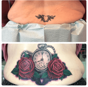 Before and after coverup by Jayvo Scott! 