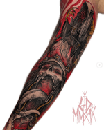 Inner part of this Witcher III themed sleeve! Which creature is your fav from the games?