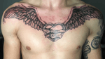 🤟😎 #hromov_tattoo #blackwork #blackworktattoo #blackandgray #hearttattoo #heart #wings #wingstattoo #familytattoo