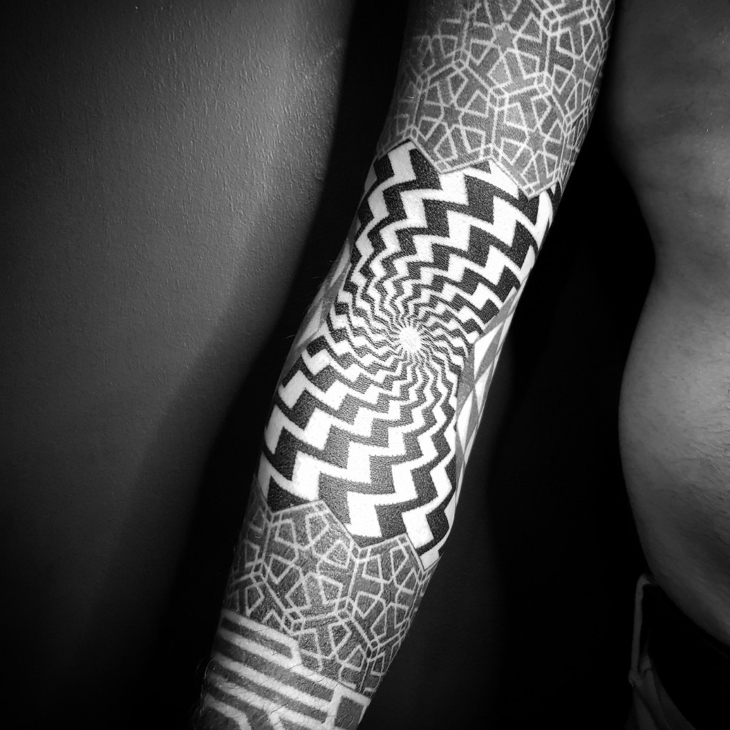 Lexica - Tattoo design, stencil, tattoo stencil, traditional, a world  famous tattoo of a geometric wolf, black and white, white background