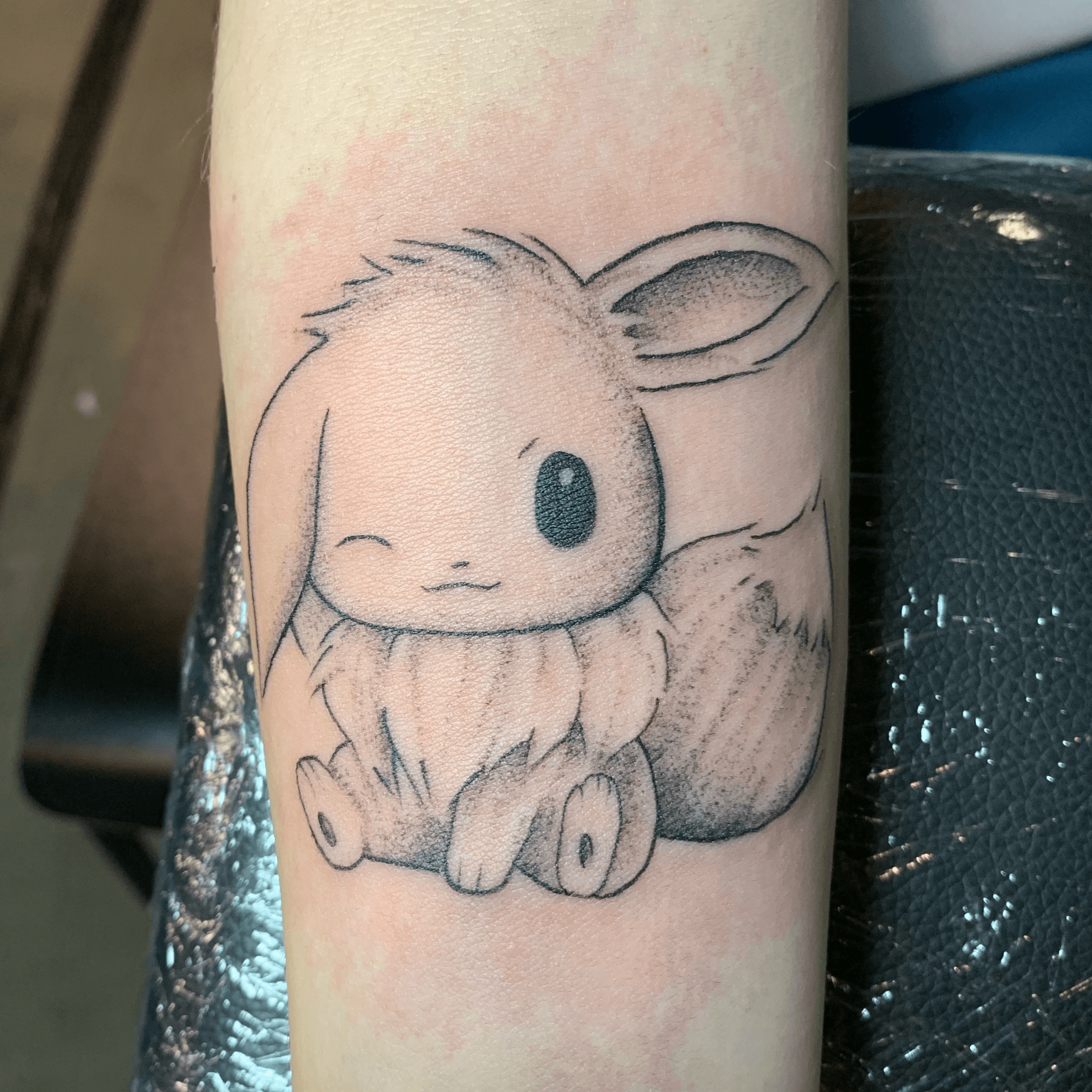 OLLIE KEABLE TATTOOS  Super cute Eevee today on Jess Done at