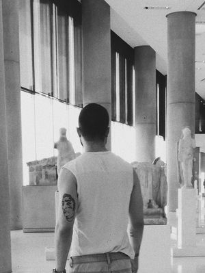 #david #michelangelo #art #sculptures #tattoodo #tattoolovers #tattooed #tattooing #tattoo #tattooist #tattoos #ink #inking #getinked #bishoprotary #ig_greece #greece #minimalism #dynamicink #acropolis #acropolismuseum #museumofacropolis #athens