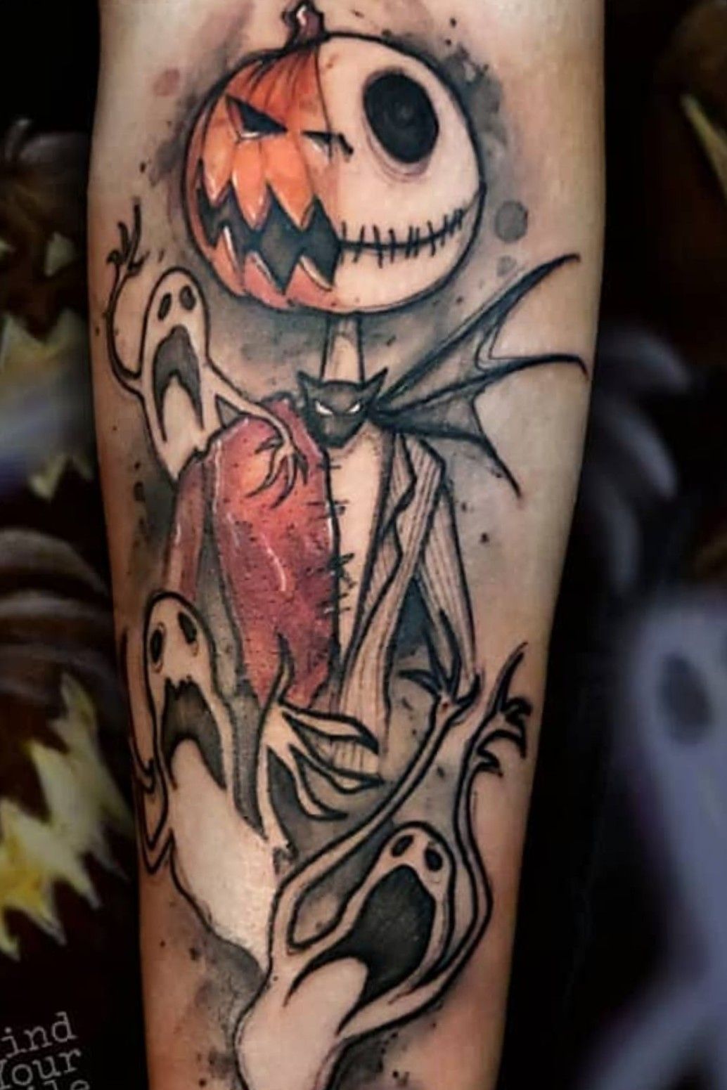 Jack Skellington Tattoo Pictures Photos and Images for Facebook Tumblr  Pinterest and Twitter