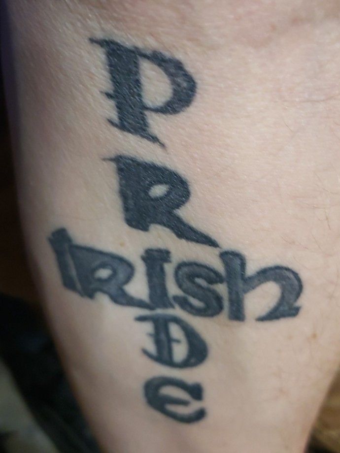 Inked Irish Pride Celtic and Irish Tattoos Celebrate St Patricks Day  YearRound