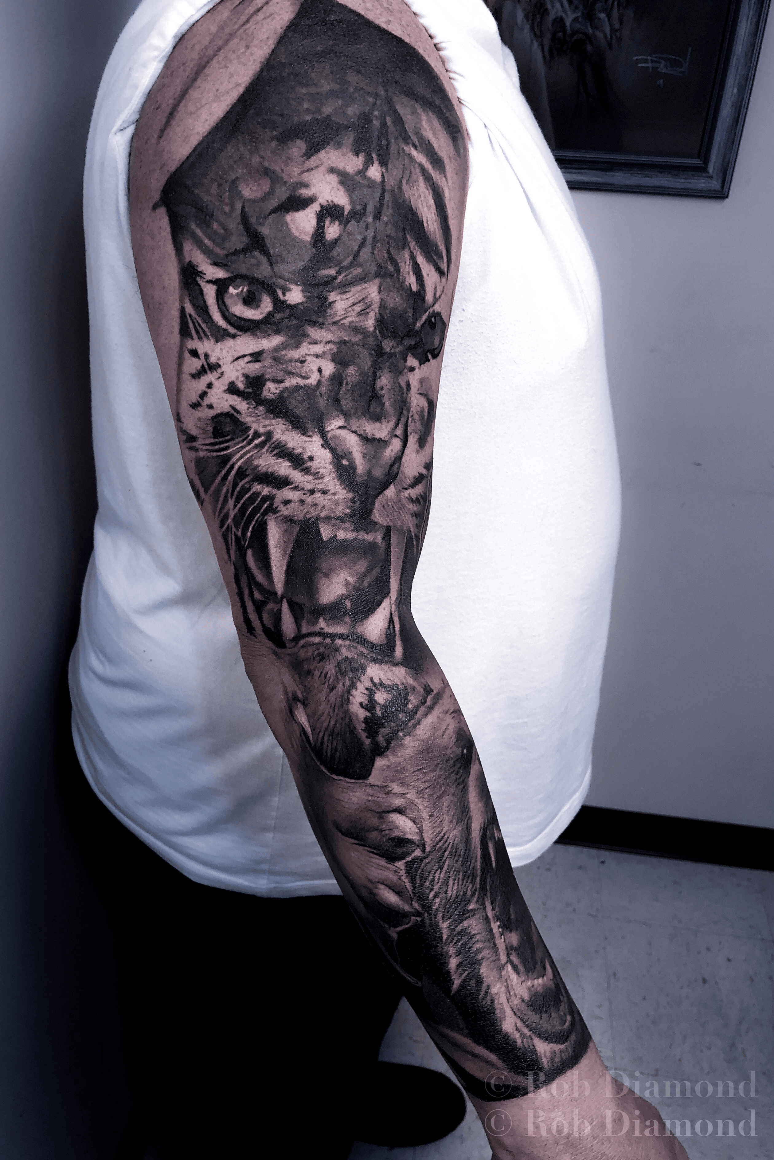 Any suggestions for the inside of my arm to complete my upper sleeve Im  Considering a polar Bear a sort of Yingyang Thing Tattoo design and  tattoo by Maria Sinners Inc Denmark 