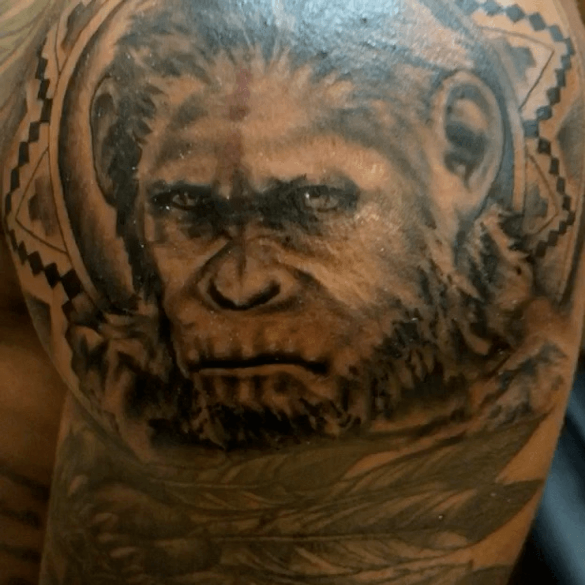 Tattoo uploaded by Pharoah {fair.roh} • Caesar of the apes