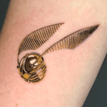 Golden Snitch #harrypotter #realism #color #colorrealism #indianapolis #cronetattoos #joecrone 