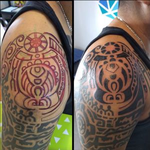 Maorí work Freehand tattooTrabajo anterior no es mío.