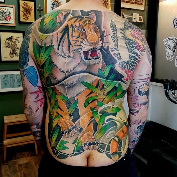 Tattoo from Vincent Holy Tiger Tattoo