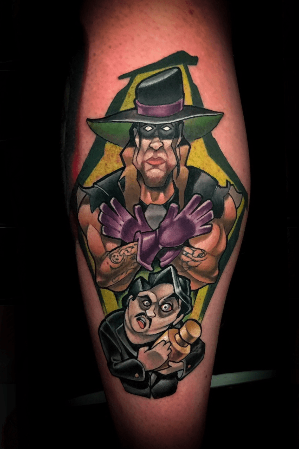 Tattoo uploaded by Patrick MCcormick • Undertaker symbol one month after  wrestlemania 2017 #undertaker #wwe #wrestling • Tattoodo
