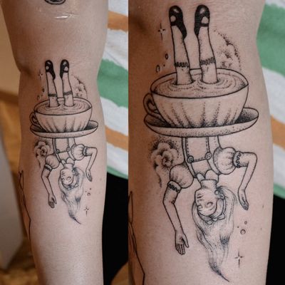 #aliceinwonderland #alice #fairytales #dotwork 