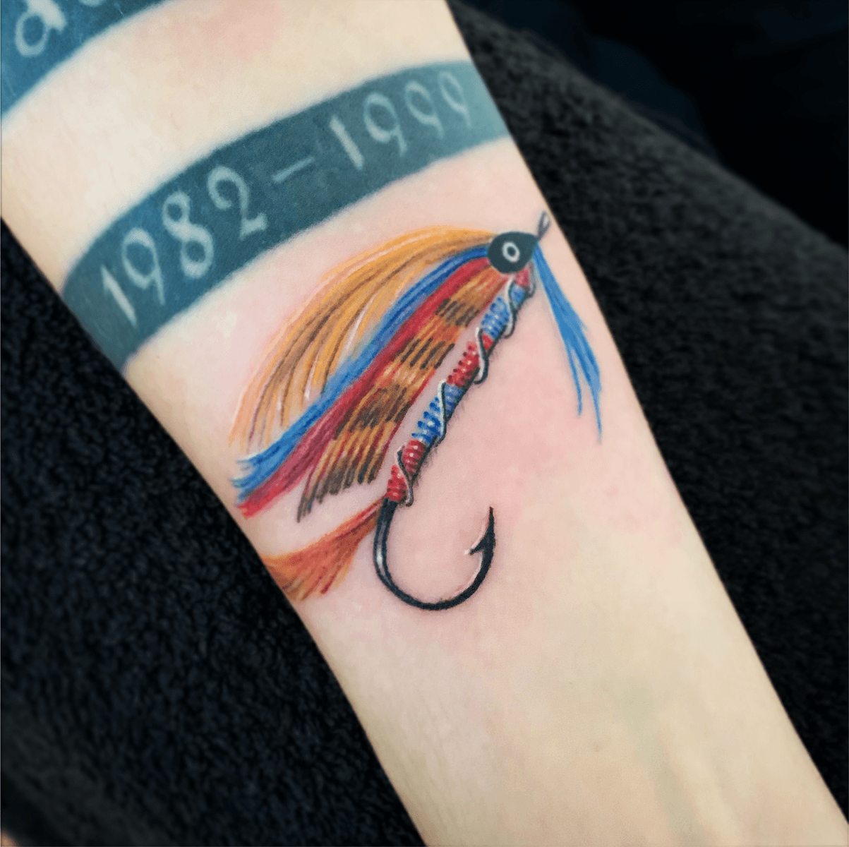 fly fishing lure tattoos