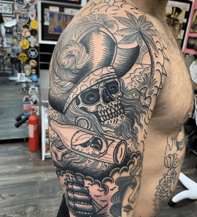 pirate tattoo design