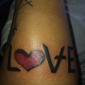Sinple love tattoo $75