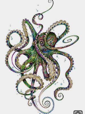 Found on Pinterest. I will for sure have an octopus on my body some where