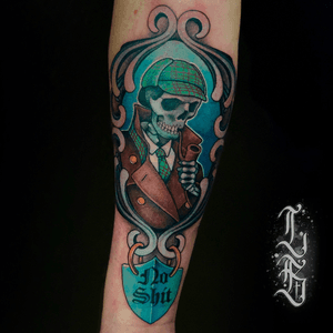 Done by Lex van der Burg @swallowink @balmtattoo_benelux #tat #tatt #tattoo #tattoos #tattooart #tattooartist #arm #armtattoo #sherlockholmes #sherlockholmestattoo #noshitsherlock #noshitsherlocktattoo#colortattoo #color #neotraditional #neotraditionaltattoo #skull #skulltattoo #realism #realismtattoo #sherlock #sherlocktattoo #inkee #inkedup #inklife #inklovers #art #bergenopzoom #netherlands
