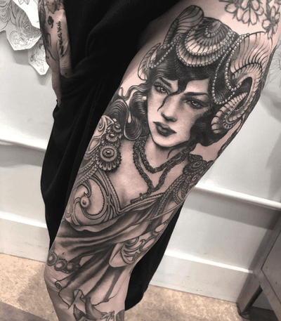 Thanks Cristina❤️!! Not the best picture I’ll take one once is everything healed! Last session on this badass lady,I’m going to miss our afternoons chatting no stop (lol) ...