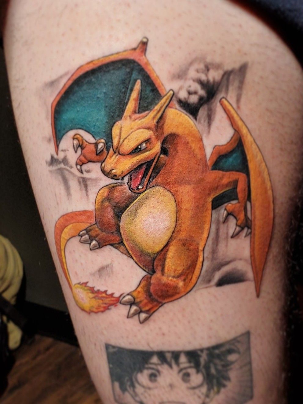 Jem Lou Tattoo on Twitter Finished up this shiny charizard to match shiny  gyrados Pokemon Charizard shinypokemon httpstcoze6uICYYVD   Twitter