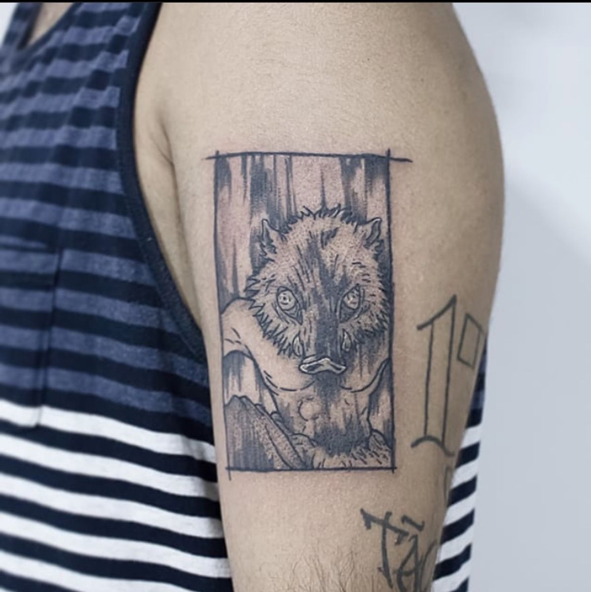 Tattoo Uploaded By Lucas Rolemberg Hashibira Inosuke Feito No Meu Brother Vitor Almeida Instagram Rolemberg Tattoo Vem Aqui Monstro Eu Vou Te Matar Isso Vai Me Fazer Ficar Mais Forte Vai