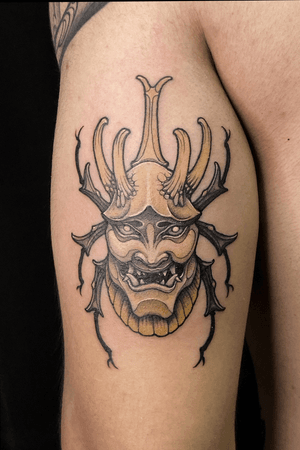 Really stoked to able to do this Oni Mask Beetle Flash :) thanks for the great support and sitting thru without a flinch :)