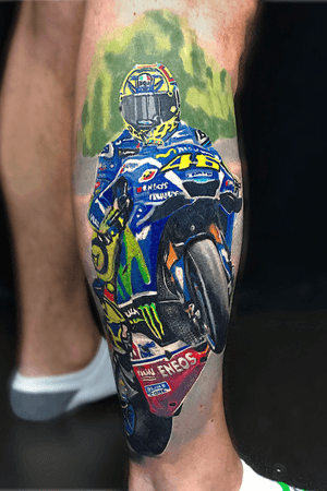 Valentino Rossi done in 2 sessions 