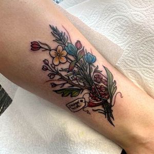 Witchcraft botanicals tattooDone by @bloodflowerstattooAt @fatfugu tattoo and piercing parlour in Northampton UK 