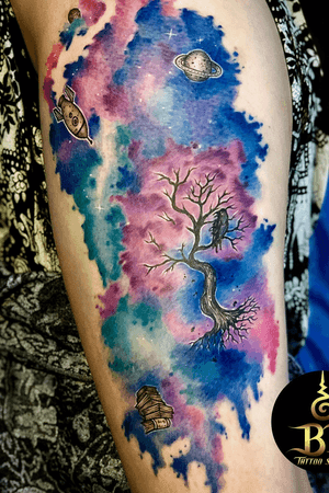 Done watercolor tattoo by Tanadol(www.bt-tattoo.com) #bttattoothailand #bttattoo #thaitattoo #bangkoktattoo #bangkoktattooshop #bangkoktattoostudio #tattoobangkok #thailandtattoo #thailandtattooshop #thailandtattoostudio #thailand #bangkok #tattoo 