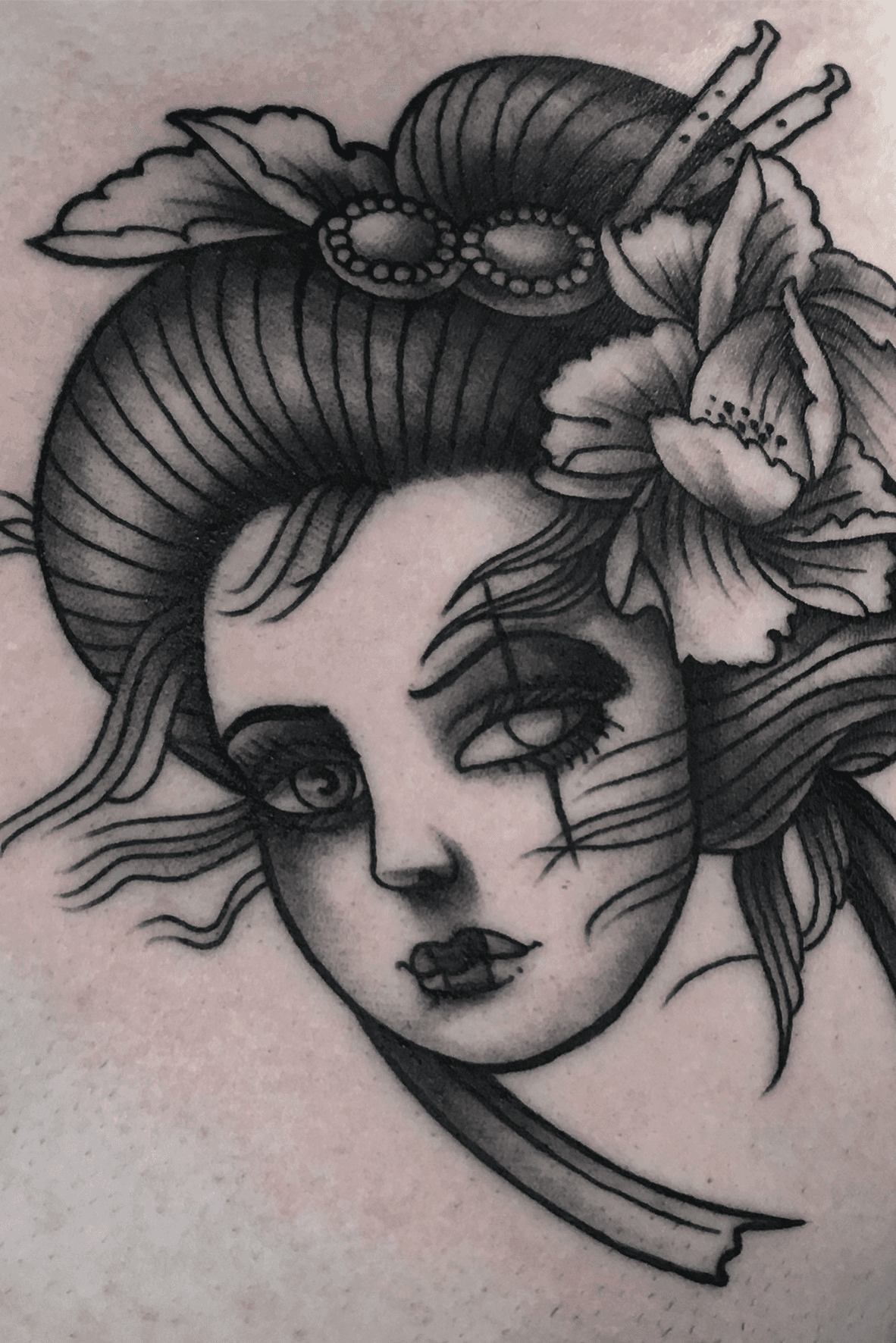 15 Best Geisha Tattoo Designs With Images | Styles At Life