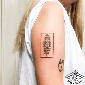 Monkey Puzzle Tree Tattoo by Kirstie Trew • KTREW Tattoo • Birmingham, UK 🇬🇧 #monkeypuzzle #tattoo #treetattoo #linework #fineline #birminghamuk