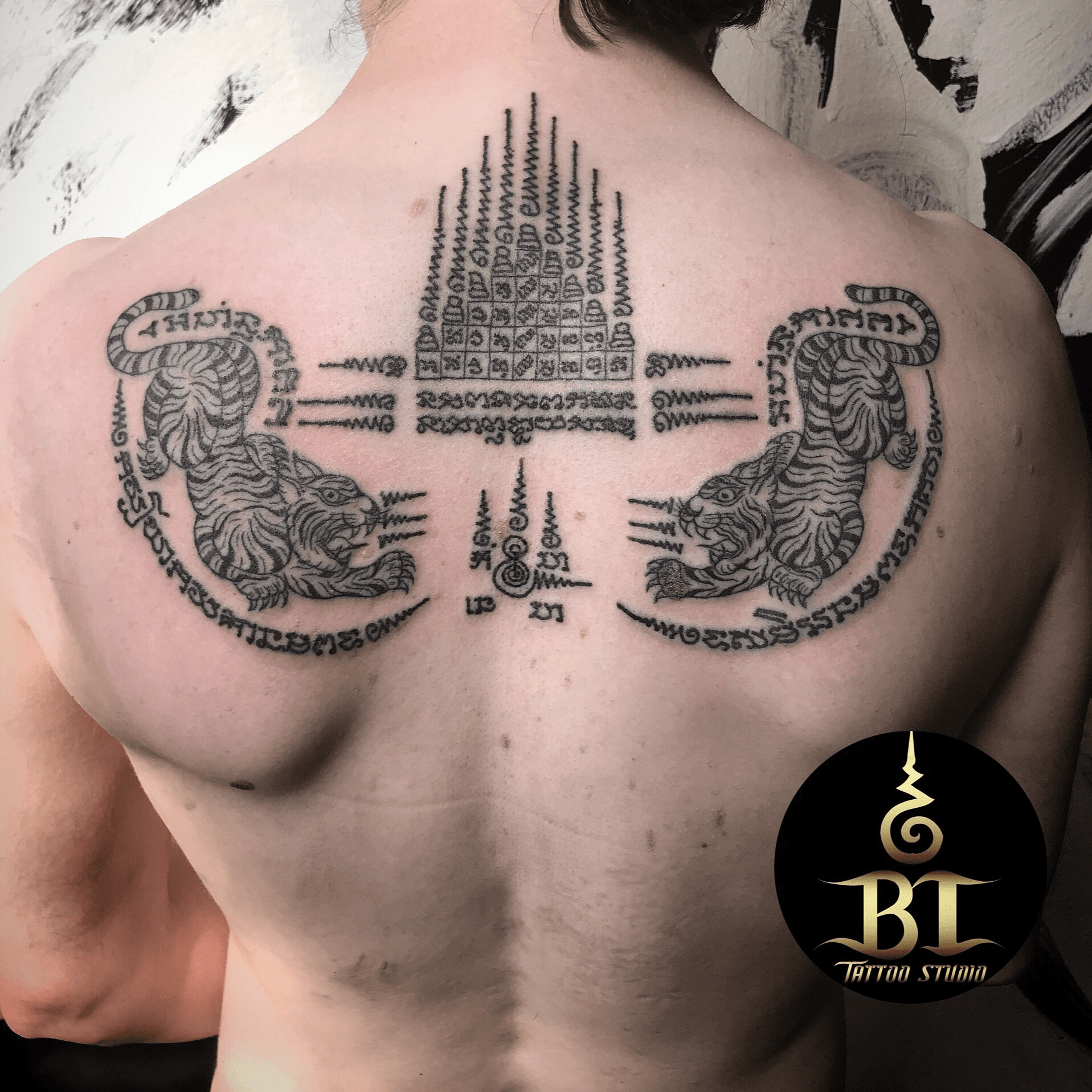 Tattoo uploaded by BT Tattoo Thailand • Done traditional Thai sak yant  tattoo by Ajarn Ta() #bttattoo #bttattoothailand  #thaitattoo #sakyant #sakyanttattoo #thaibambootattoo #thaibamboo # bambootattoo #bambootattoothailand ...