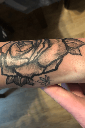 Wife’s tattoo I did still learning 