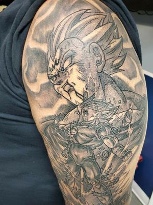 Session one vegeta piece...color added next session 