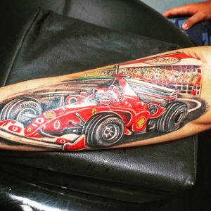 F1 tattoo Ferrari tattoo
