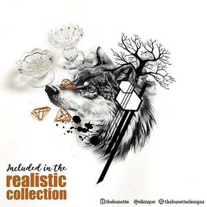 Realistic Collection✨ This design is included with other 9 ready-to-use designs too✨www.skinque.com❤️ Follow me on instagram: thebunettedesign or on pinterest: skinque #tree #wolf #geometric #geometry #realistic #abstract #abstracttattoo #tattooflash #tattooart #illustrator #blackwork #blackandgrey #blackworktattoo #BlackworkTattoos #blackworkers #BlackworkArtist #AbstractTattoos #illustration #forearmtattoo #armtattoo #backtattoo #dog #husky 