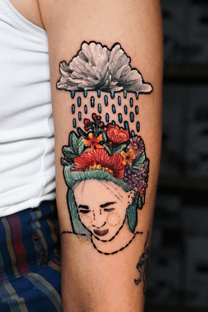 Embroidery tattoo 