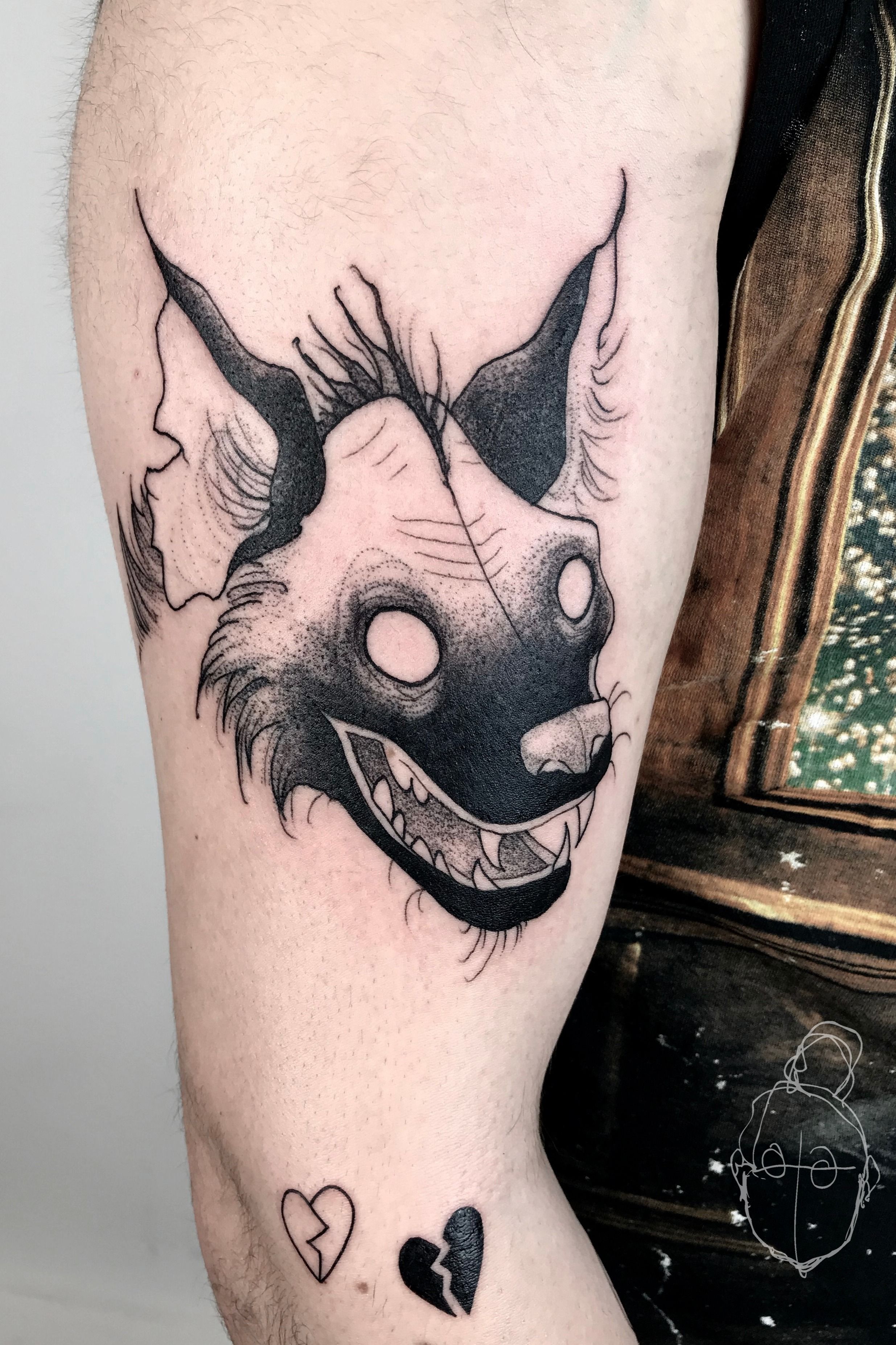 29 Best Hyena Tattoo ideas  hyena tattoo hyena wild dogs