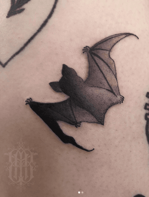 Little bat recently for Steph from my Halloween flash 🦇 #tattoodoambassador