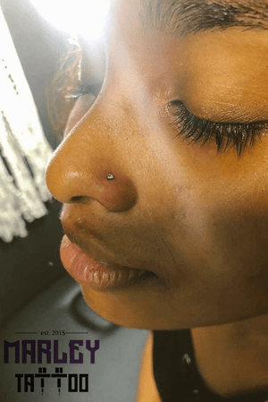 Nose piercing 
