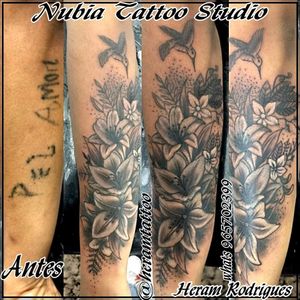Modelo - LedianeTattoo - Cover up  ( cobertura )Tatuador --- Heram Rodrigueshttps://www.facebook.com/heramtattooNUBIA TATTOO STUDIOViela Carmine Romano Neto,54Centro - Guarulhos - SP - Brasil Tel:1123588641 - Nubia NunesCel/Whats- 11974471350Cel/Whats- 11965702399Instagram - @heramtattoo #heramtattoo #tattoos #tatuagem #tatuagens  #arttattoo #tattooart  #tattoooftheday #guarulhostattoo #tattoobr  #heramtattoostudio #artenapele#uniãoarte #tatuaria #tattoogirl #SaoPauloink #NUBIAtattoostudio #tattooguarulhos #Brasil #tattoolegal #lovetattoo #tattoobraçohttp://heramtattoo.wix.com/nubia#tattoobeijaflor #SãoPaulo #tattoocoverup #tattoosheram #tattoostyle #heramrodrigues #tattoobrasil#tattoosombreada #tattooblackandgreyVocê quer uma tattoo TOP ?Cansado de fazer riscos ??Suas tatuagens não tem cor???Já fez diversas sessões e ainda tá apagada ??Os traços da sua tattoo são tremidos ,????Não consegue cobrir as tattoos antigos ??? Não pode remover a Lazer por