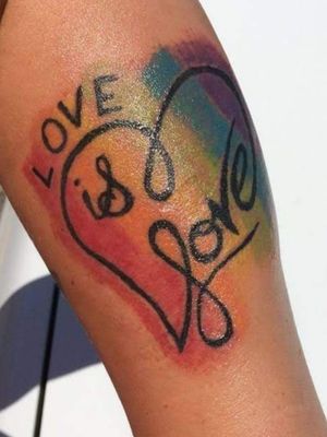 #LoveIsLove #PridefulMomTat #SupportIsBeautiful #RainbowHeart