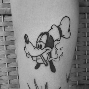 • Stoned Goofy, thanks Ariel! •× Done at @Boldlines_tattoos ×