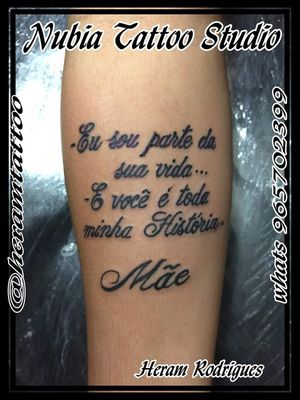 Modelo - Milly Joabson Tatuador --- Heram Rodrigues https://www.facebook.com/heramtattoo NUBIA TATTOO STUDIO Viela Carmine Romano Neto,54 Centro - Guarulhos - SP - Brasil Tel:1123588641 - Nubia Nunes Cel/Whats- 11974471350 Cel/Whats- 11965702399 Instagram - @heramtattoo #heramtattoo #tattoos #tatuagem #tatuagens #arttattoo #tattooart #tattoooftheday #guarulhostattoo #tattoobr #heramtattoostudio #artenapele #uniãoarte #tatuaria #tattoogirl #SaoPauloink #NUBIAtattoostudio #tattooguarulhos #Brasil #tattoolegal #lovetattoo #tattoobraço http://heramtattoo.wix.com/nubia #tattoohomenagemamãe #SãoPaulo #tattooblack #tattoosheram #tattoostyle #heramrodrigues #tattoobrasil #tattoosombreada #tattooblackandgrey Você quer uma tattoo TOP ? Cansado de fazer riscos ?? Suas tatuagens não tem cor??? Já fez diversas sessões e ainda tá apagada ?? Os traços da sua tattoo são tremidos ,???? Não consegue cobrir as tattoos antigos ??? Não pode remover a Lazer por conta dos custos altos 