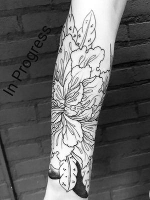#inprogresstattoo  #tat #tattoo #tattooart #tattooartist #linework  #color #colortattoo #peonytattoo  #japanese #japanesetattoo #ink #inked #inkedup #art #gorinchem #netherlands 